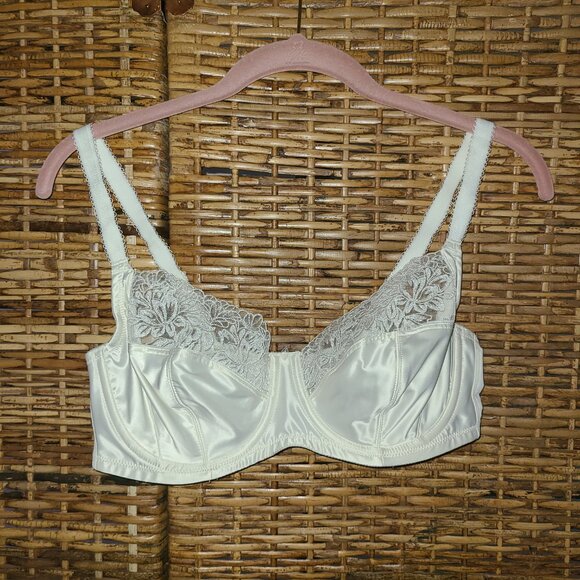 Wacoal 34D Side Note Full Figure Coverge Underwire Bra 855377 Ivory - Picture 1 of 5
